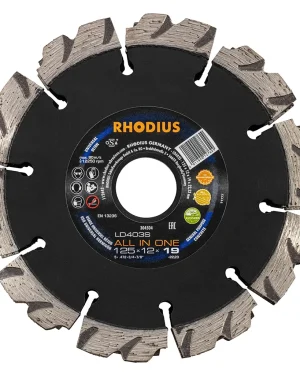 Disque diamant All In One 3 segments – D125 – 304504 (x1)