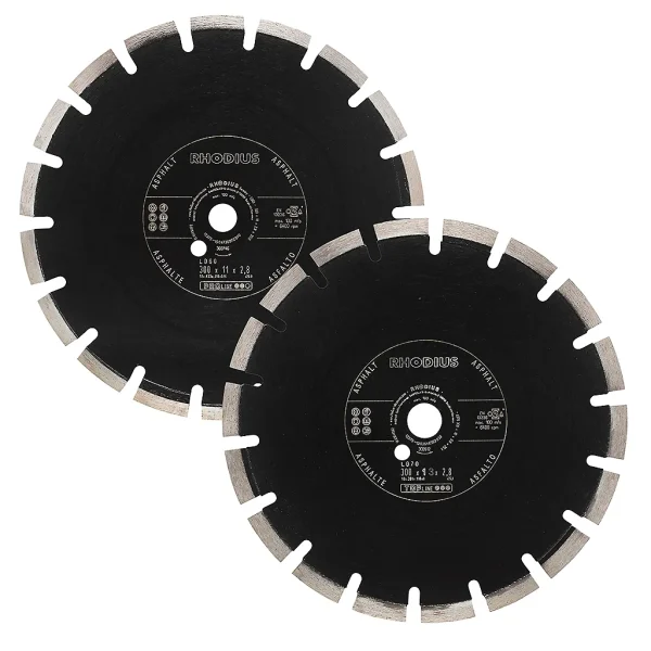 Disques diamant plats pour asphalte