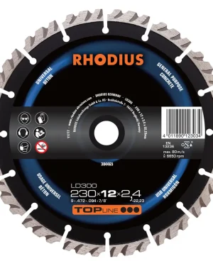 Disque diamant plat pour béton – 230mm – 304465 (x1)