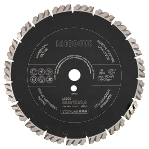 Disque diamant plat pour béton – 304mm – 304542 (x1)
