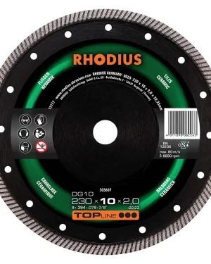 Disque diamant plat pour carreaux céramique – 230mm – 303607 (x1)