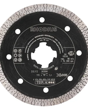 Disque diamant plat pour carreaux céramique – D115 – 353281 (x1)