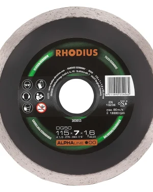 Disque diamant plat pour carreaux céramique – D115 – G50 – 303053 (x1)