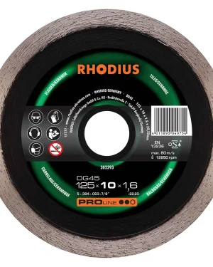 Disque diamant plat pour carreaux céramique – D125 – 302393 (x1)