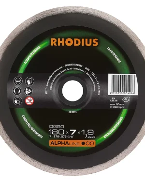 Disque diamant plat pour carreaux céramique – D180 – G50 – 303055 (x1)