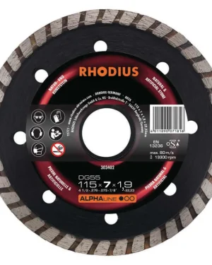 Disque diamant plat pour pierre naturelle – 115mm – 303402 (x1)