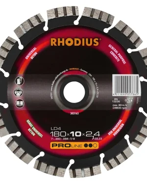 Disque diamant plat pour pierre naturelle – 180mm – 303163 (x1)