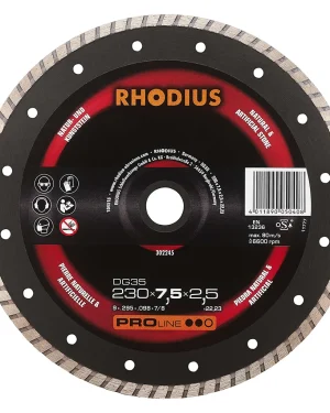 Disque diamant plat pour pierre naturelle – 230mm – 302245 (x1)