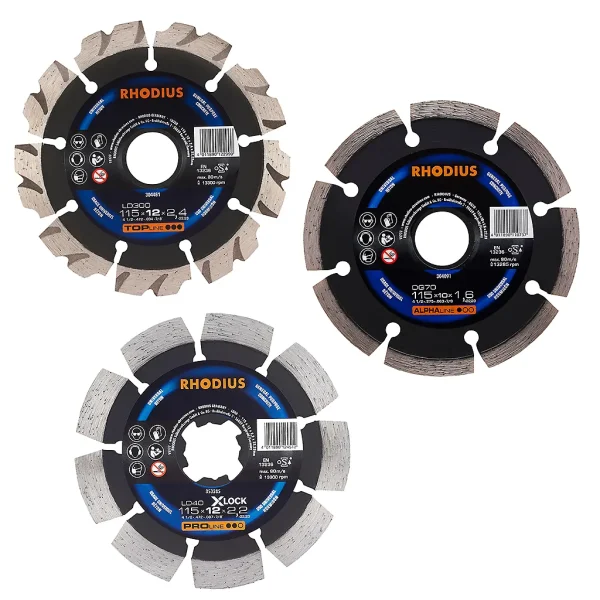 Disques diamant plats pour béton