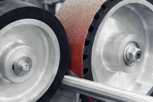 bande abrasive sur inox