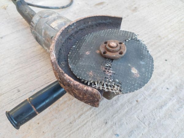 disque diamant usé