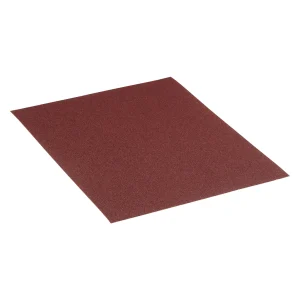 Feuille abrasive en corindon dense – 230mmx280mm – Grain 100 – 300887 (x50)