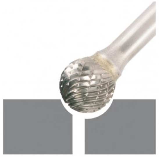 Fraises métalliques sphériques