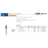 Fraises métalliques forme F - 6mm - 18mm - 304390