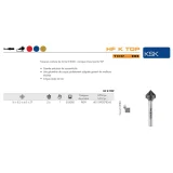 Fraises métalliques forme K - D16 - 8mm - 305080