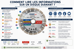 lire les informations sur un disque diamant