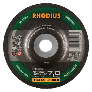 Meule à ébarber en carbure de silicium – 125mm – 7mm – 200393 (x25)