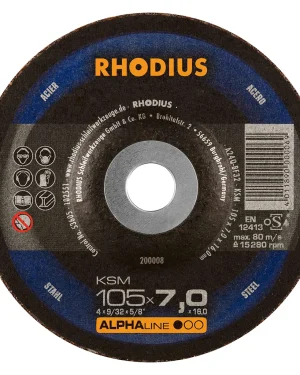 Meule à ébarber en corindon – 100mm – 7mm – 200008 (x25)