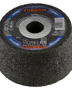 Meule à ébarber en corindon – 110-90mm – 55mm – Grain 16 – 303263 (x6)