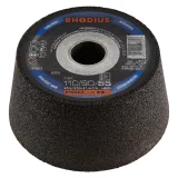 Meule à ébarber en corindon - 110-90mm - 55mm - Grain 36 - 303265