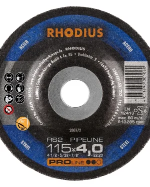 Meule à ébarber en corindon – 115mm – 4mm – 200172 (x25)