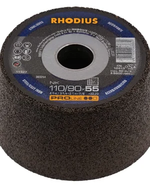 Meule à ébarber en corindon – D110-90 – 55mm – G24 – 303264 (x6)