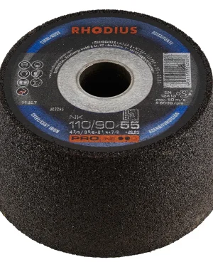 Meule à ébarber en corindon – D110-90 – 55mm – G36 – 303265 (x6)