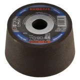 Meule à ébarber en corindon - D110-90 - 55mm - G60 - 303266