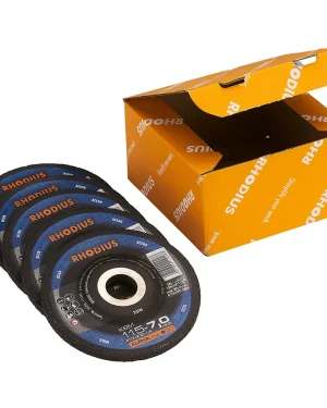 Meule à ébarber en corindon – D115 – 7mm – 210749 (x5)