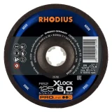 Meule à ébarber en corindon - D125 - 6mm - 211782