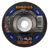 Meule à ébarber en corindon - D76 - 6mm - 302038