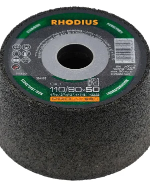 Meule boisseau à ébarber – D110-90 – 55mm – G24 – 303258 (x6)