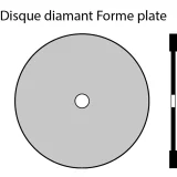 Disque diamant plat pour carreaux céramique – D105 – G50 – 304466 (x1)