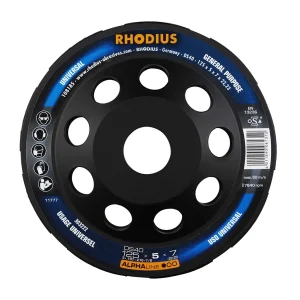 Plateau de surfaçage diamant – 125mm – 303222 (x1)