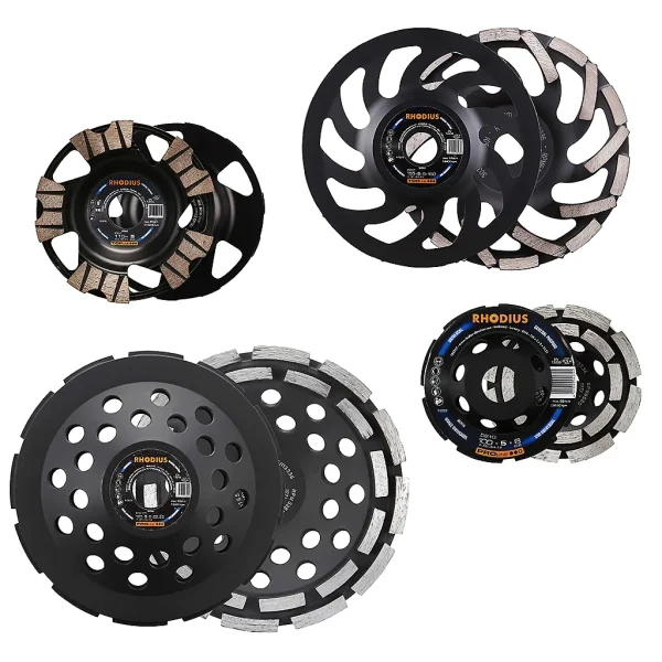 Plateaux de surfaçage diamantés