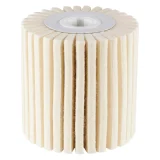 Polissoir cylindrique à lamelles feutre - 100mm - 100mm - 305398