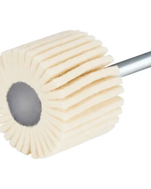 Polissoir cylindrique à lamelles feutre – 40mm – 30mm – 305380 (x10)