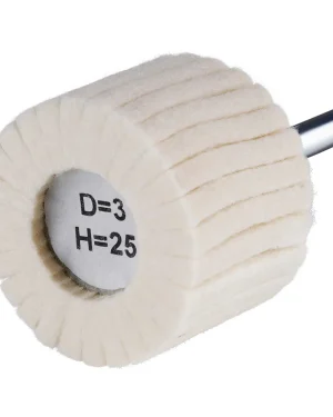 Polissoir cylindrique à lamelles feutre – 40mm – 30mm – 305381 (x10)