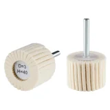 Polissoir cylindrique à lamelles feutre - 40mm - 30mm - 305382