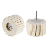 Polissoir cylindrique à lamelles feutre - 80mm - 50mm - 305385