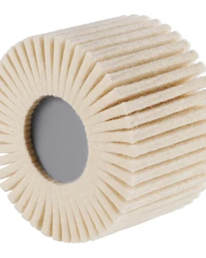 Polissoir cylindrique à lamelles feutre – 80mm – 50mm – 305386 (x10)