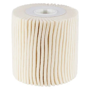 Polissoir cylindrique à lamelles feutre – D100 – 100mm – 305395 (x1)