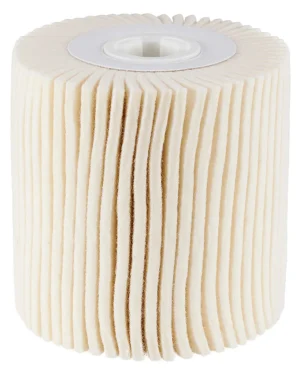 Polissoir cylindrique à lamelles feutre – D100 – 100mm – 305395 (x1)