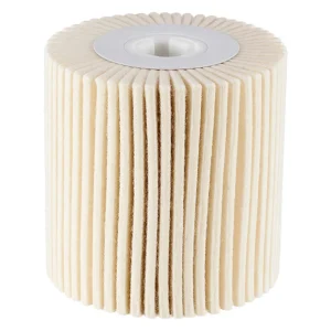 Polissoir cylindrique à lamelles feutre – D100 – 100mm – 305396 (x1)