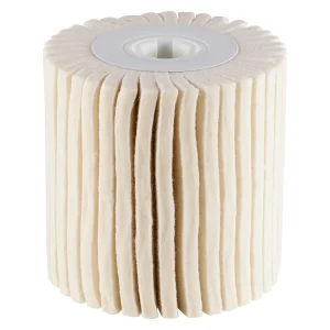 Polissoir cylindrique à lamelles feutre – D100 – 100mm – 305397 (x1)