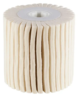 Polissoir cylindrique à lamelles feutre – D100 – 100mm – 305397 (x1)