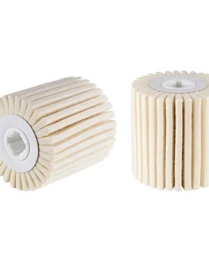 Polissoir cylindrique à lamelles feutre – D100 – 100mm – 305398 (x1)