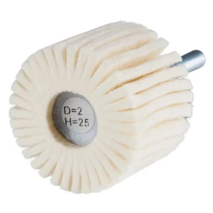 Polissoir cylindrique à lamelles feutre – D40 – 30mm – 305379 (x10)
