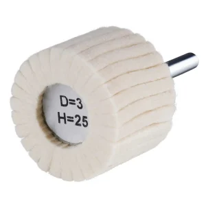 Polissoir cylindrique à lamelles feutre – D40 – 30mm – 305381 (x10)