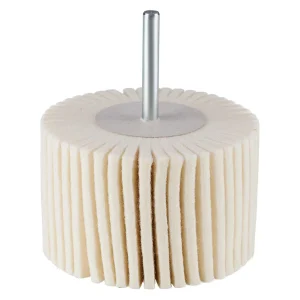 Polissoir cylindrique à lamelles feutre – D80 – 50mm – 305385 (x10)